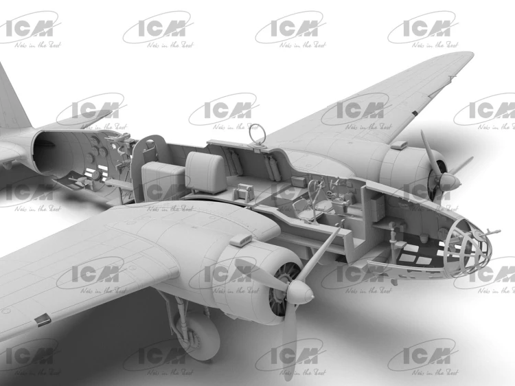 Samolot Ki-21-Ib Sally Japanese Heavy Bomber 48195 ICM