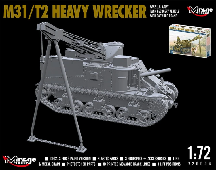 Czołg ciągnik ewakuacyjny M31/T2 720004 Mirage