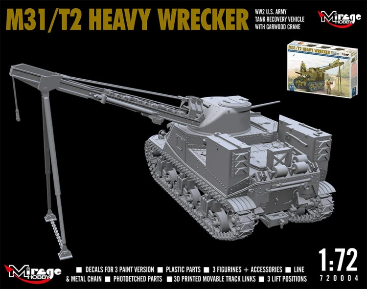 Czołg ciągnik ewakuacyjny M31/T2 720004 Mirage