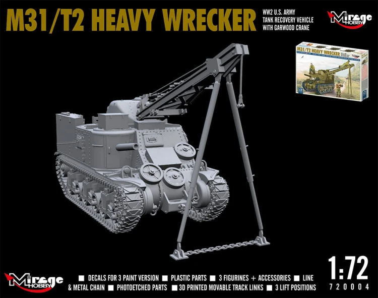 Czołg ciągnik ewakuacyjny M31/T2 720004 Mirage