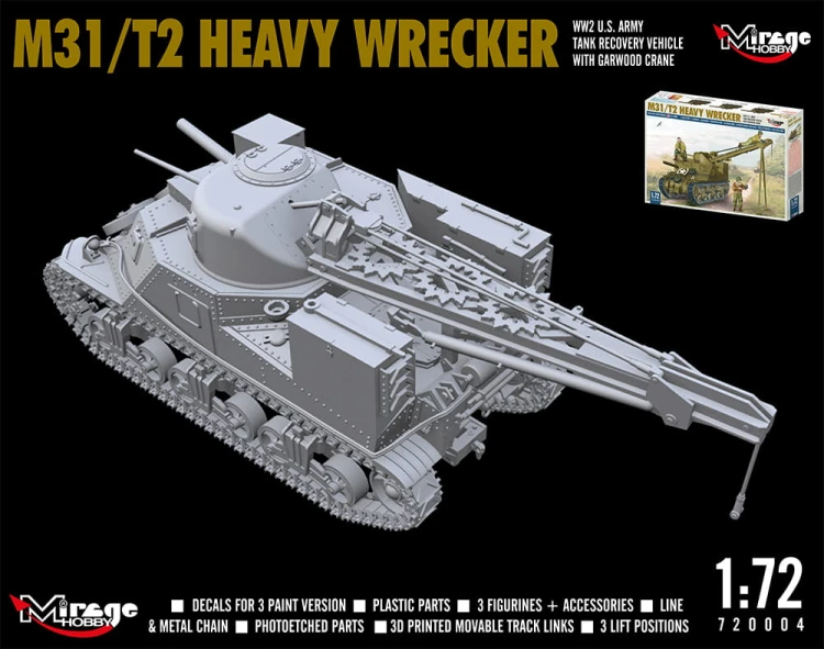 Czołg ciągnik ewakuacyjny M31/T2 720004 Mirage