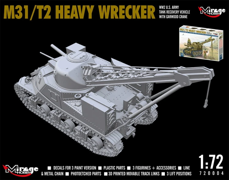 Czołg ciągnik ewakuacyjny M31/T2 720004 Mirage