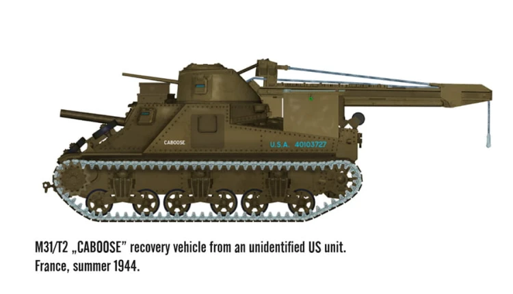 Czołg ciągnik ewakuacyjny M31/T2 720004 Mirage