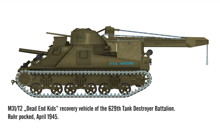 Czołg ciągnik ewakuacyjny M31/T2 720004 Mirage