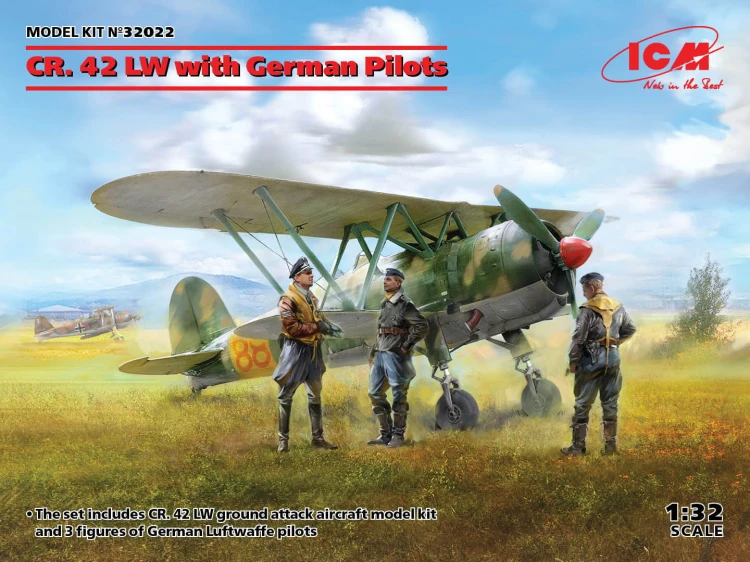 Samolot Fiat CR.42 LW Falco 32022 ICM