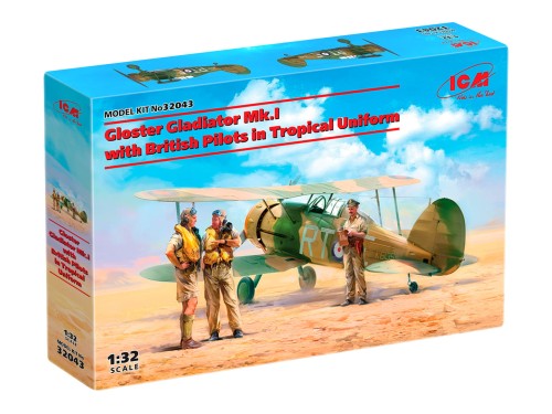 Samolot Gloster Gladiator Mk.I 32043 ICM