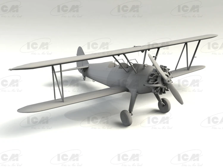Samolot Stearman PT-13/N2S-2/5 Kaydet 32052 ICM