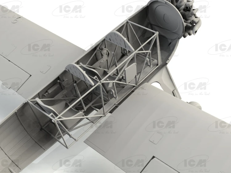 Samolot Stearman PT-13/N2S-2/5 Kaydet 32052 ICM