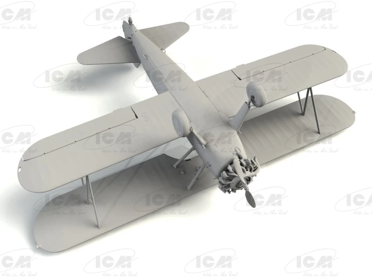 Samolot Stearman PT-13/N2S-2/5 Kaydet 32052 ICM