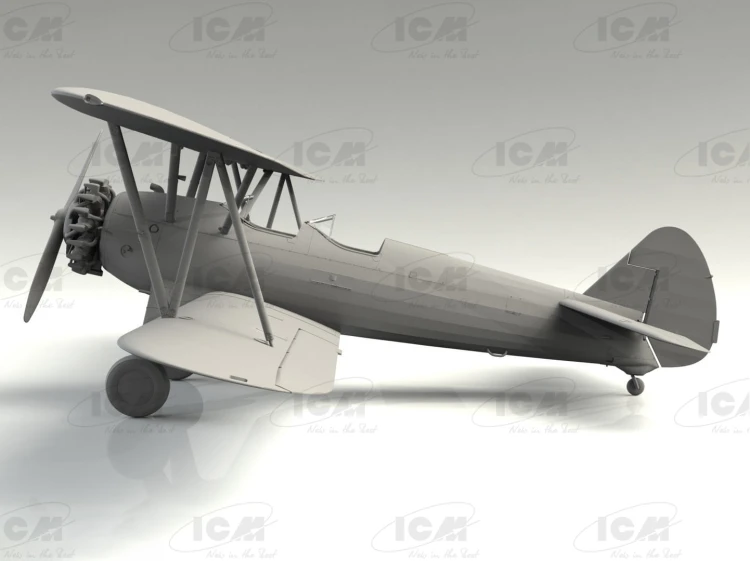 Samolot Stearman PT-13/N2S-2/5 Kaydet 32052 ICM