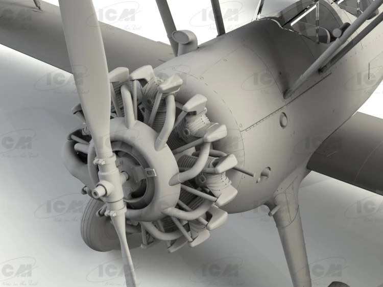 Samolot Stearman PT-13/N2S-2/5 Kaydet 32052 ICM