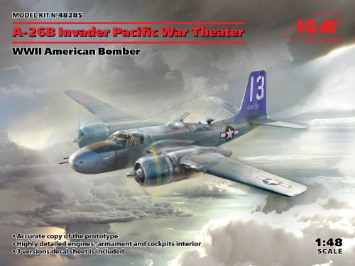 Samolot Douglas A-26B Invader 48285 ICM