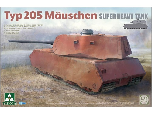 Czołg Typ 205 Mauschen 2159 Takom