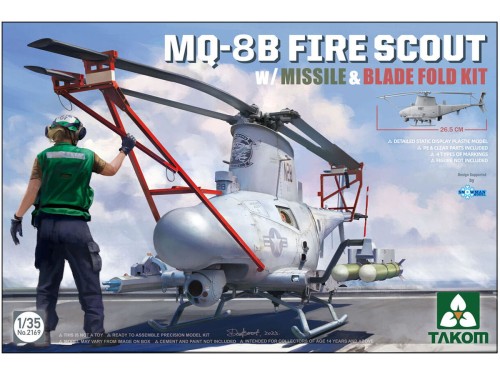 Śmigłowiec Grumman MQ-8B Fire Scout 2169 Takom