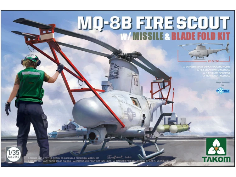 Śmigłowiec Grumman MQ-8B Fire Scout 2169 Takom