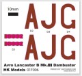 Samolot Avro Lancaster Dambuster 01F006 HK Models
