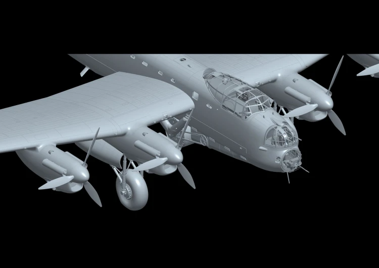 Samolot Avro Lancaster Dambuster 01F006 HK Models