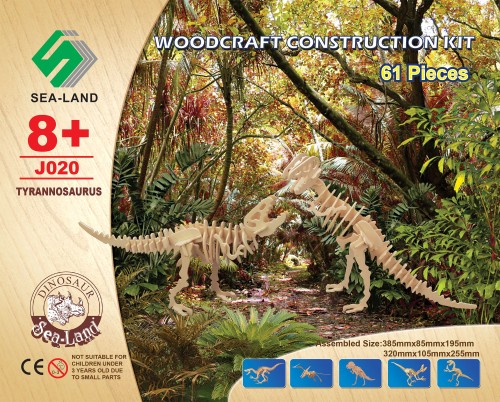 Dinozaury Tyrannosaurus 2w1 składanka J020 Sea-Land