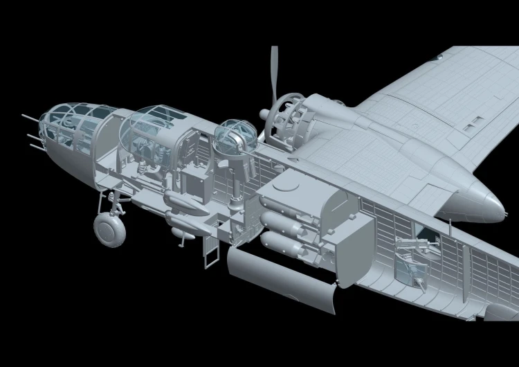 Samolot North American B-25J Mitchell 01F008 HK Models