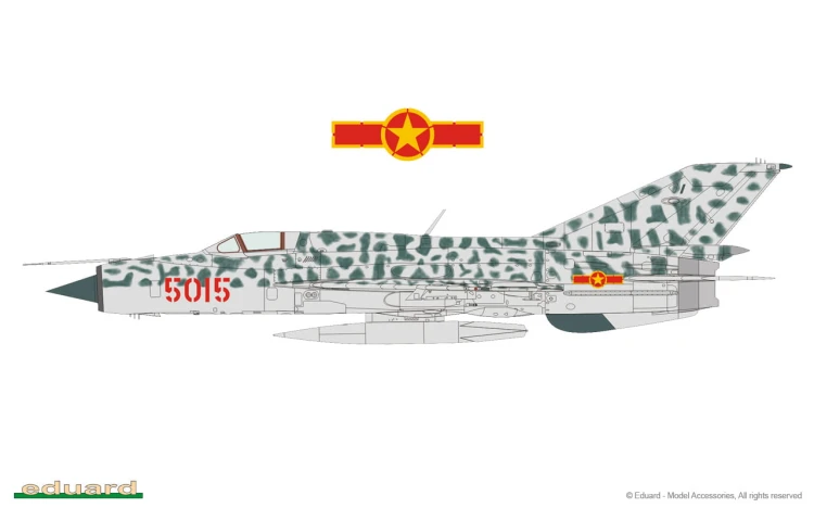 Samolot Mikoyan MiG-21PFM 8237 Eduard