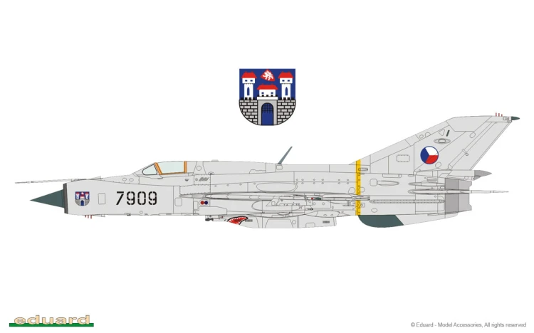 Samolot Mikoyan MiG-21PFM 8237 Eduard
