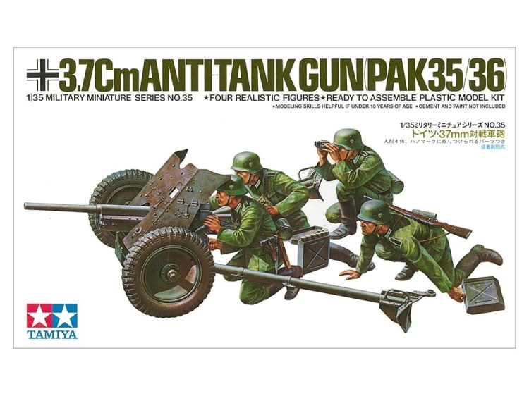 Armata 3,7cm PaK 35/36 35035 Tamiya