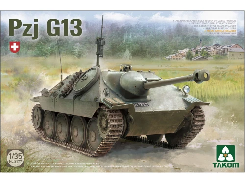 Działo pancerne Panzerjager Pzj G13 2177 Takom