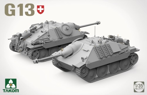 Działo pancerne Panzerjager Pzj G13 2177 Takom