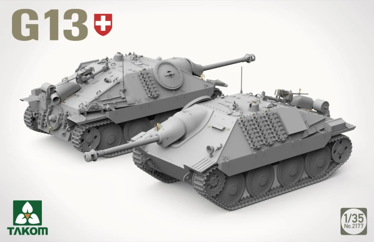 Działo pancerne Panzerjager Pzj G13 2177 Takom