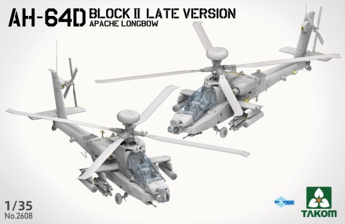 Śmigłowiec AH-64D Apache Longbow Block II Late 2608 Takom