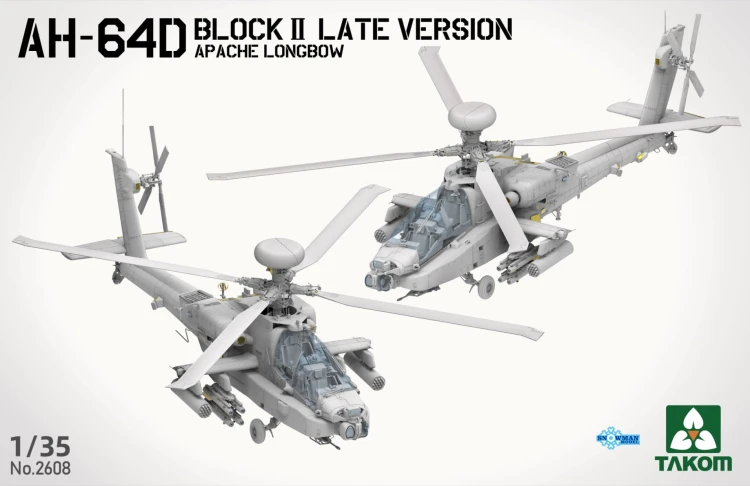 Śmigłowiec AH-64D Apache Longbow Block II Late 2608 Takom