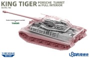 Czołg Sd.Kfz.182 King Tiger Porsche turret NO-008 Ustar