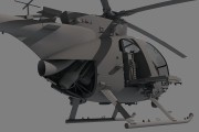 Śmigłowiec Hughes AH-6J/MH-6J Little Bird KH50003 Kitty Hawk