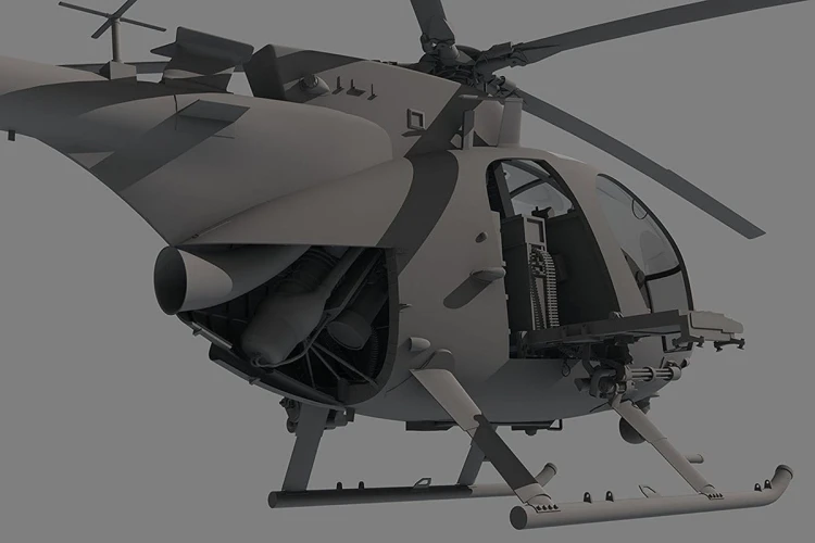 Śmigłowiec Hughes AH-6J/MH-6J Little Bird KH50003 Kitty Hawk