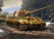 Czołg Sd.Kfz.182 King Tiger Production Turret 32536 Tamiya