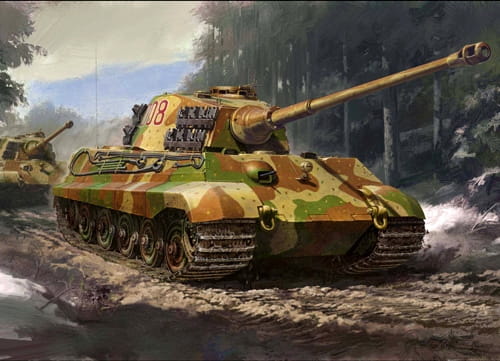 Czołg Sd.Kfz.182 King Tiger Production Turret 32536 Tamiya
