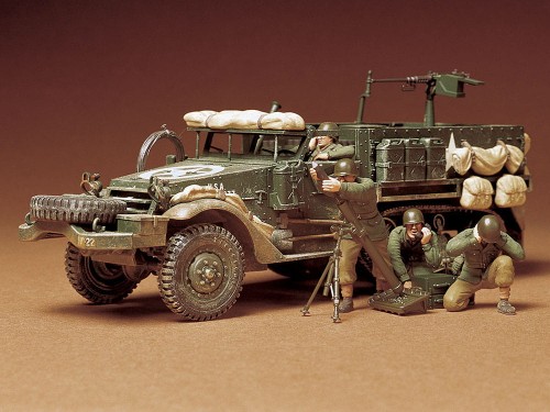 Moździerz samobieżny M21 Mortar Motor Carriage 35083 Tamiya