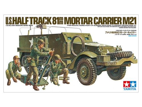 Moździerz samobieżny M21 Mortar Motor Carriage 35083 Tamiya