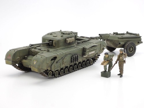 Czołg Churchill Mk.VII Crocodile 35100 Tamiya