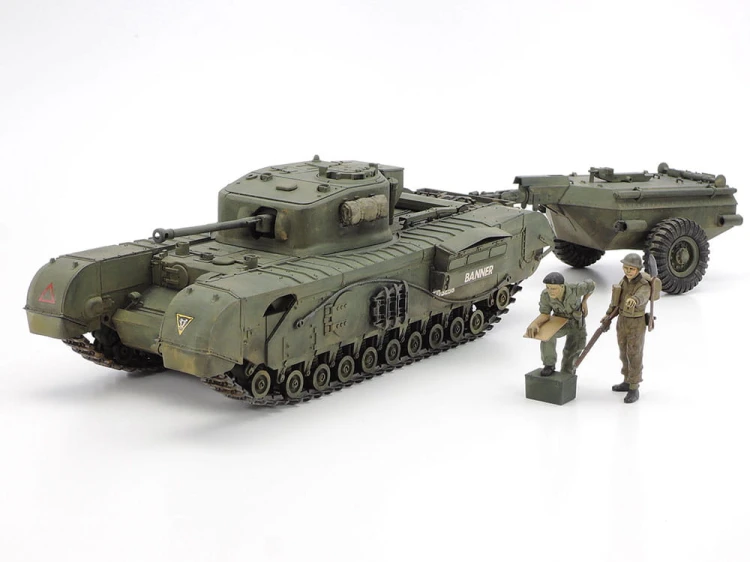 Czołg Churchill Mk.VII Crocodile 35100 Tamiya