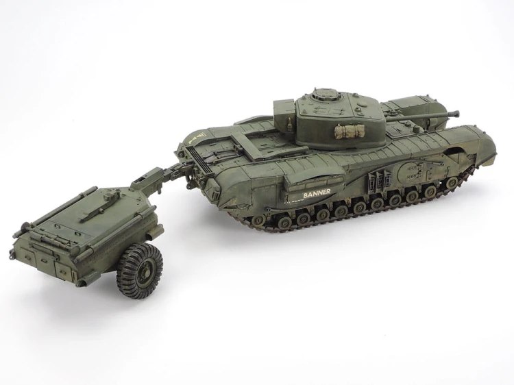 Czołg Churchill Mk.VII Crocodile 35100 Tamiya