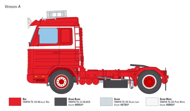 Scania R143 M 500 Streamline 4x2 3950 Italeri
