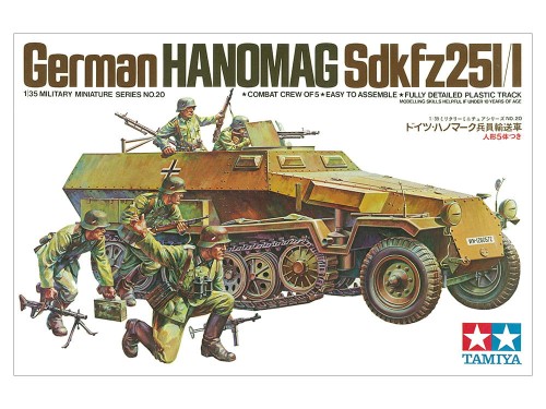 Transporter Hanomag Sd.Kfz. 251/1 35020 Tamiya