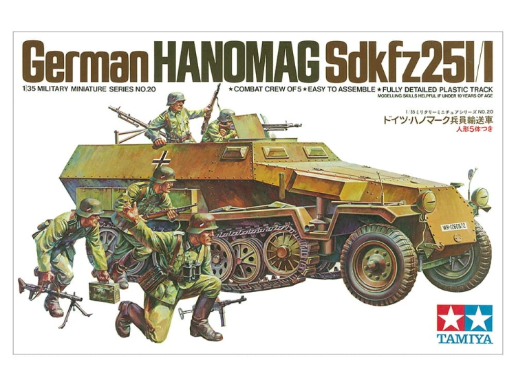 Transporter Hanomag Sd.Kfz. 251/1 35020 Tamiya