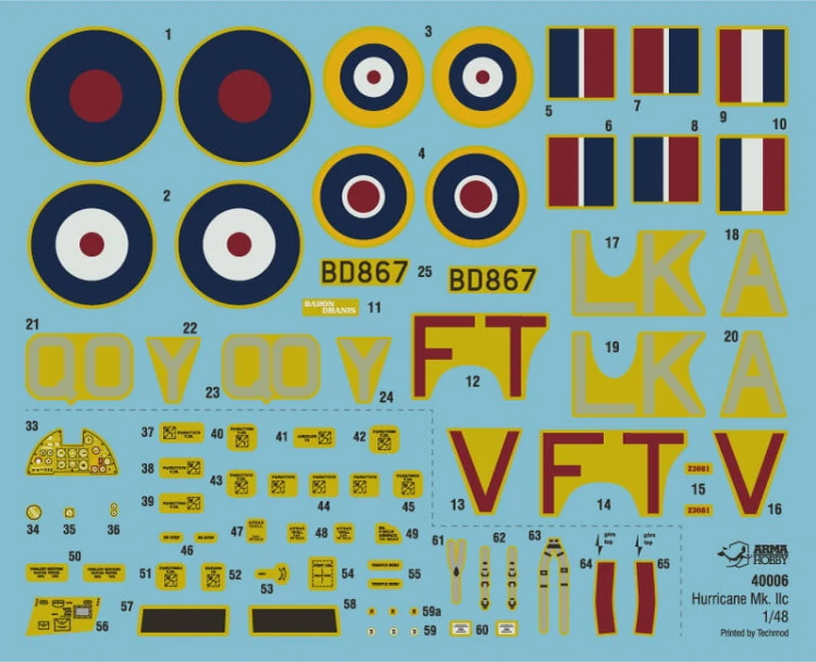 Samolot Hawker Hurricane Mk.IIc 40006 Arma Hobby