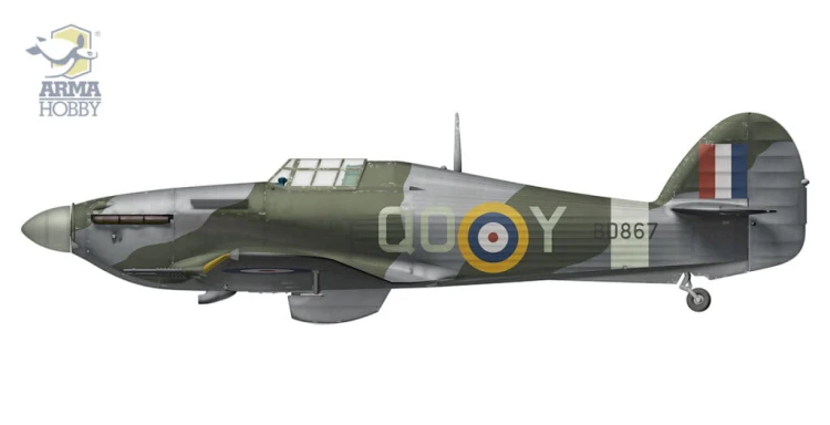 Samolot Hawker Hurricane Mk.IIc 40006 Arma Hobby
