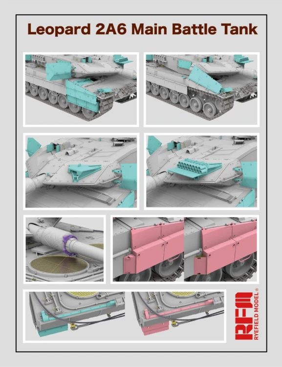 Czołg Leopard 2A6 RM-5065 RFM