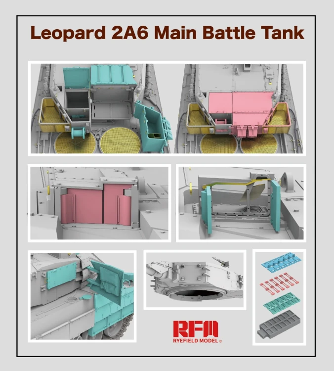 Czołg Leopard 2A6 RM-5065 RFM