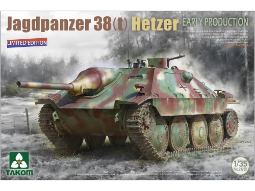 Działo pancerne Jagdpanzer 38(t) Hetzer Early 2170X Takom