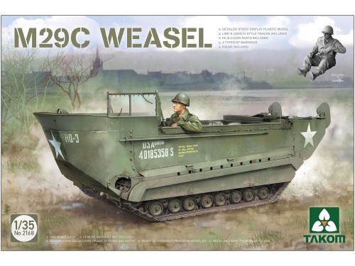 Pojazd gąsienicowy M29C Weasel 2168 Takom